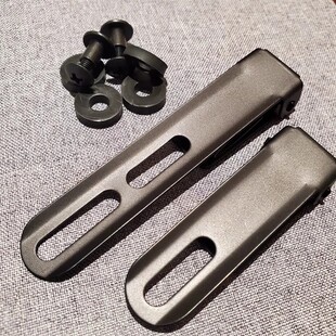 不锈钢SUS 长短可拆隐形式刀皮具枪套K背夹鞘送螺丝垫片ULTICLIP