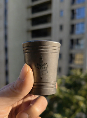 博卡大螺母大宝剑 微技术50ML小酒杯TA2纯钛实心Microtech Borka