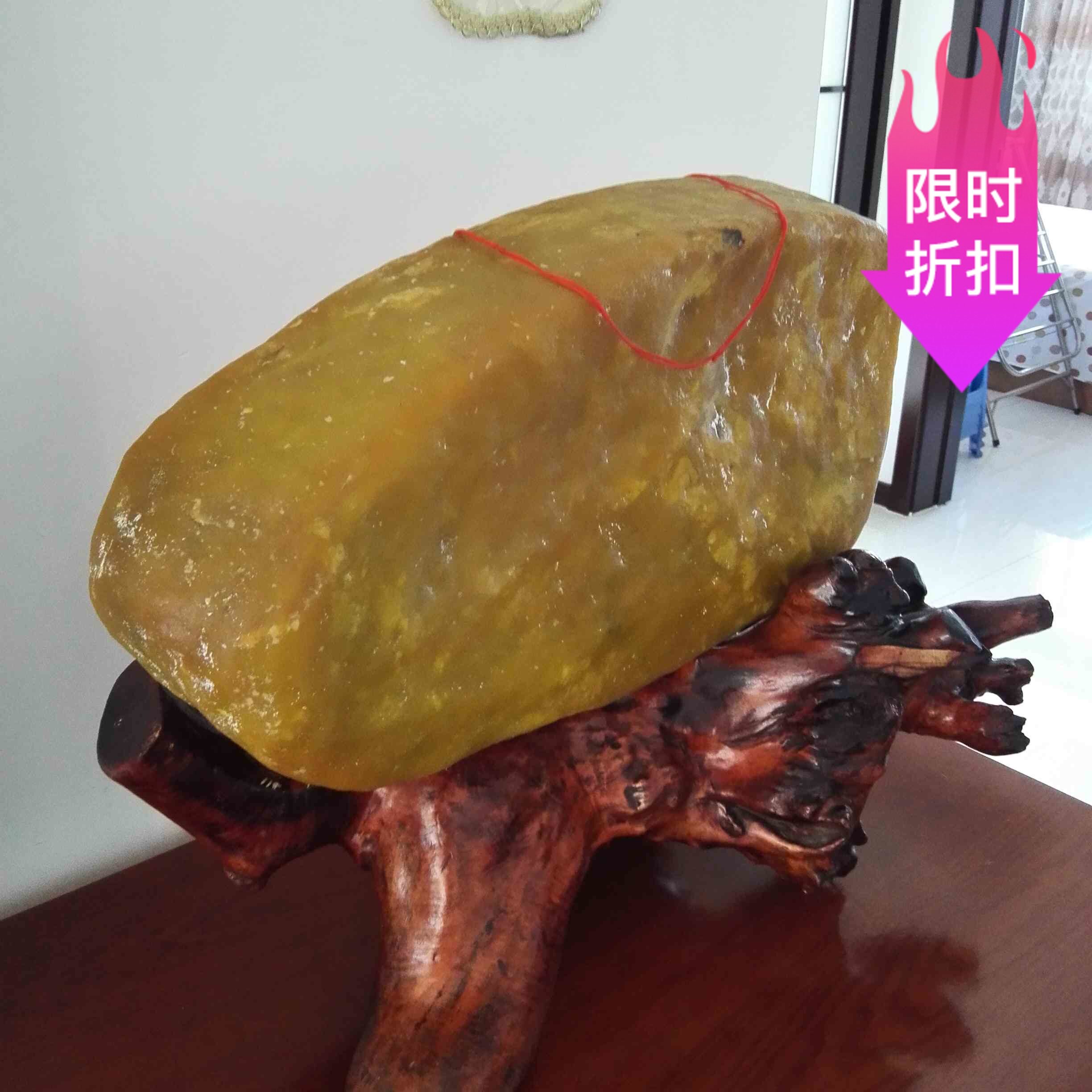 珠宝新款其他天然新疆戈壁黄宝石