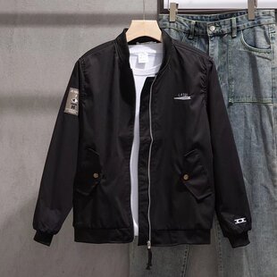 春秋季余文乐飞行服男棒球服ma-1宽松飞行员夹克薄款痞帅外套潮牌