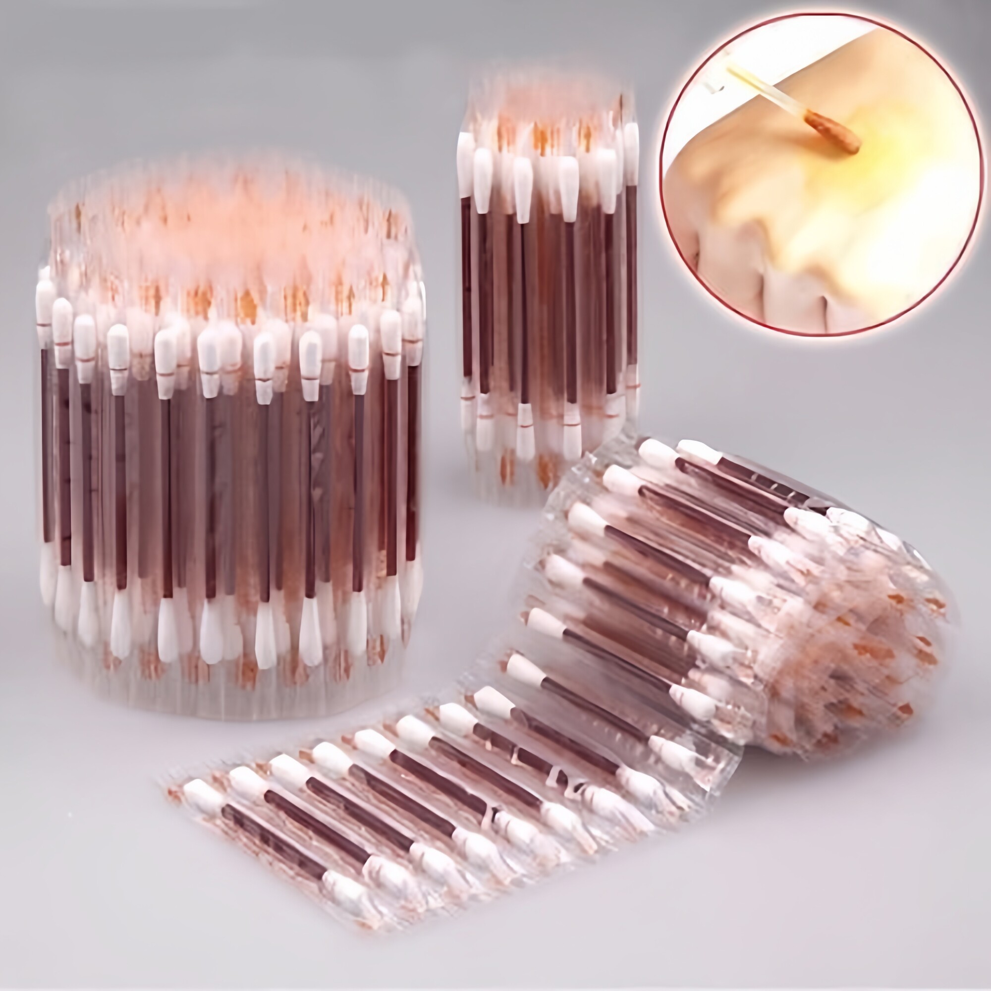 Iodophor disinfection cotton swabs, non-medical portable breakable disposable disinfection cotton swabs, for the elderly, infants and household use thumbnail 3