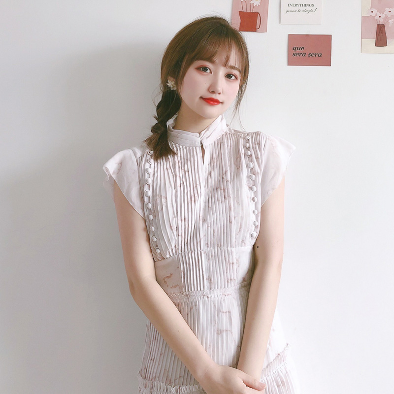 lbsnidel2021春夏新品甜美雪纺