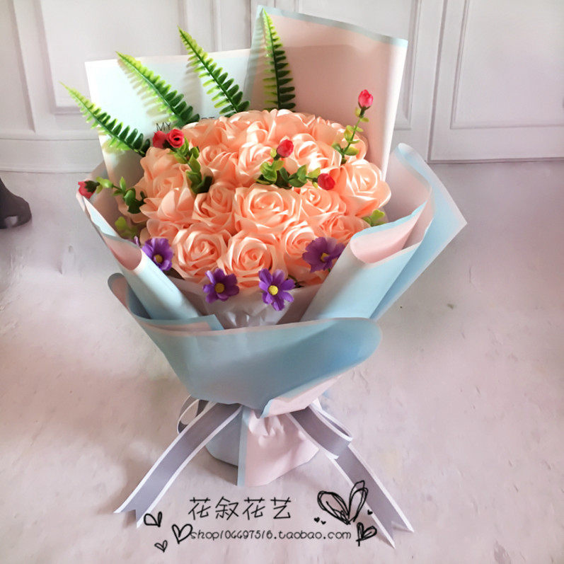 包花束教程价格 包花束教程图片 星期三