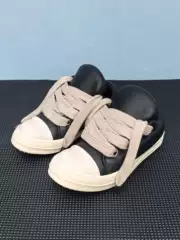 New Low-Top Platform Shoes for Men, Genuine Leather Height-Increasing Thick-Soled Casual Shoes for Big and Tall Men, Women's Inflatable Bread Shoes, Cotton Shoes, Trendy
