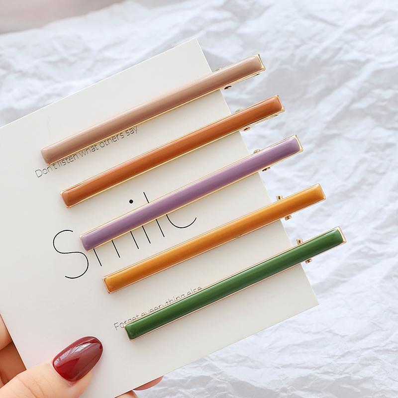 韩国碎发夹子头饰发夹刘海莫兰迪