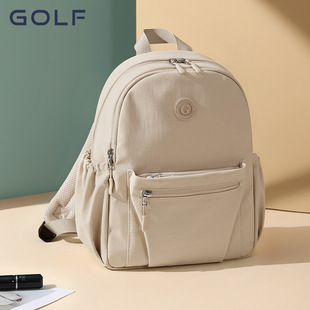 时尚 GOLF迷你双肩包女生新款 休闲小型IPAD电脑背包大容量轻便