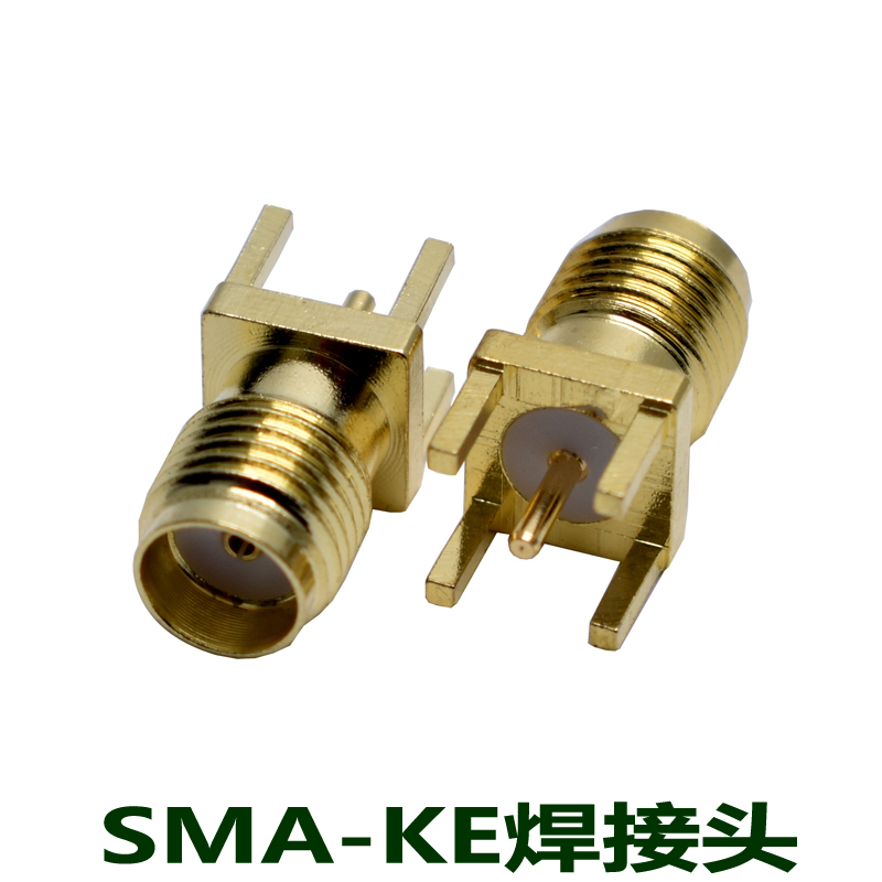 正脚sma接头天线插座pcb安装