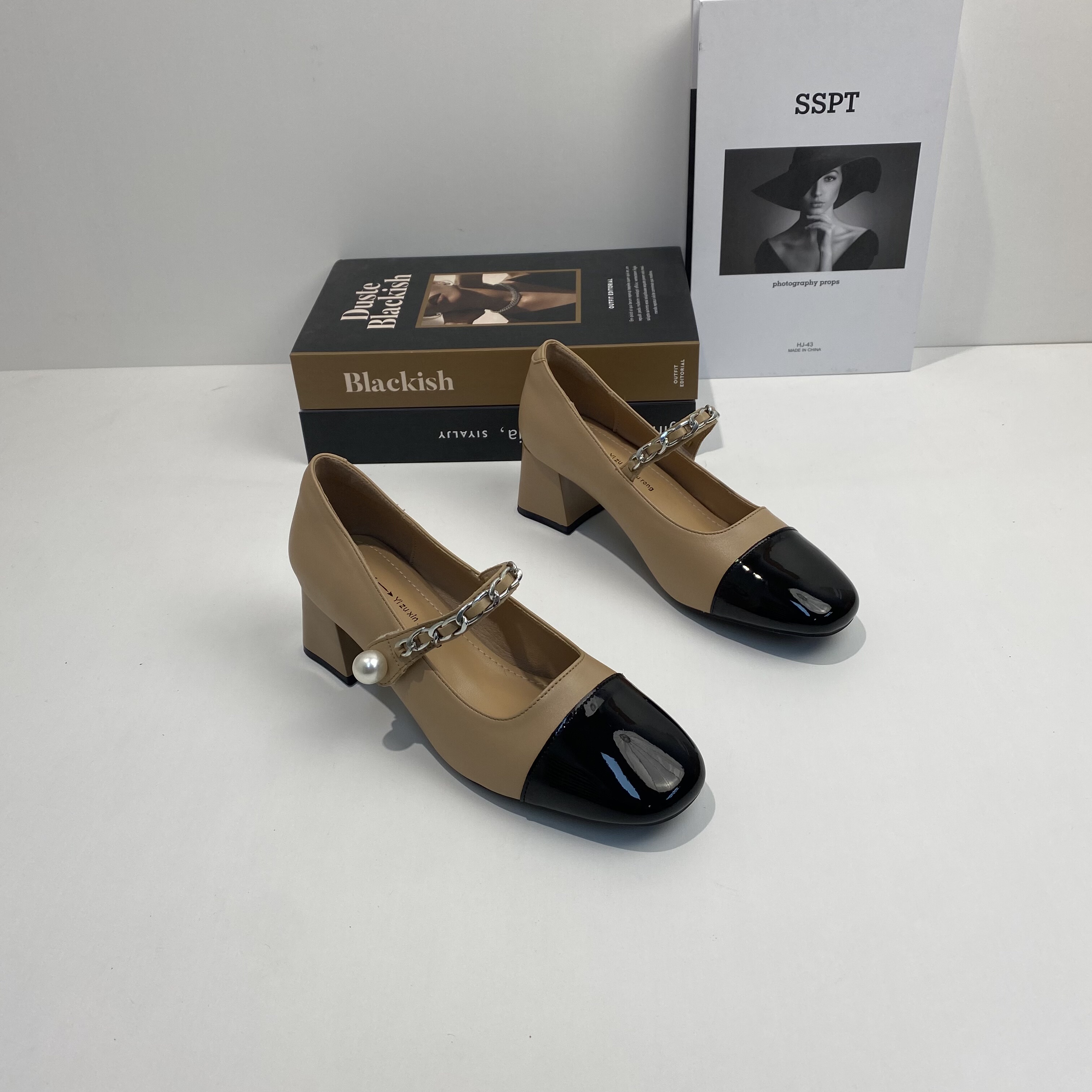 法式玛丽珍鞋女2026年春季新款浅口一字带气质高跟鞋复古粗跟单鞋,女鞋,玛丽珍鞋,淘宝优惠券,粉丝福利购,淘宝优惠卷