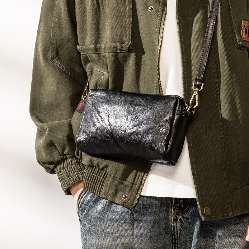 真皮原创男士小包单肩斜挎迷你手机包牛皮潮流青年高级感手拿包女,箱包皮具/热销女包/男包,男士包袋,淘宝优惠券,粉丝福利购,淘宝优惠卷