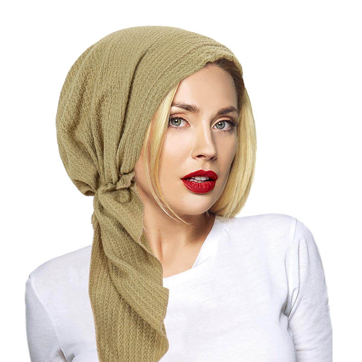 纯色弹力头巾帽弧形波浪纹飞机帽包头帽 时尚百搭套头帽子,饰品/流行首饰/时尚饰品新,发饰,淘宝优惠券,粉丝福利购,淘宝优惠卷