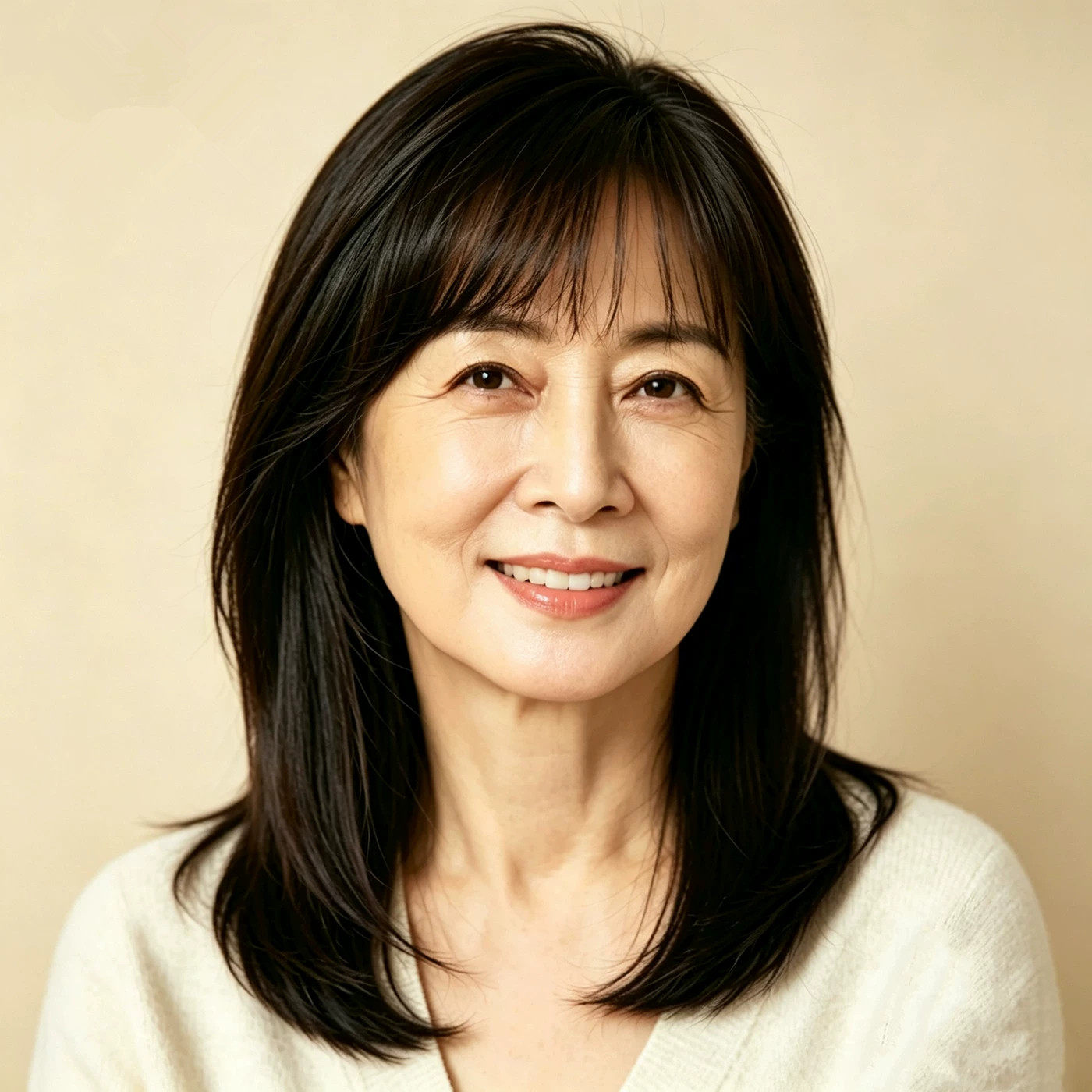 女士真发中长发整顶假发