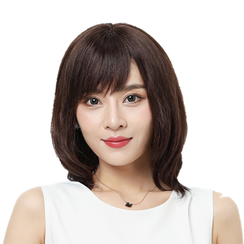 假发女中长发卷发发型中年妈妈