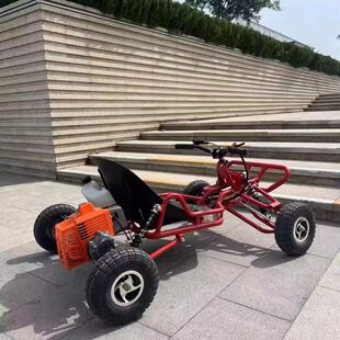 燃油版越野卡丁车四轮沙滩车游乐场成人卡丁车全地形两冲拉力赛车