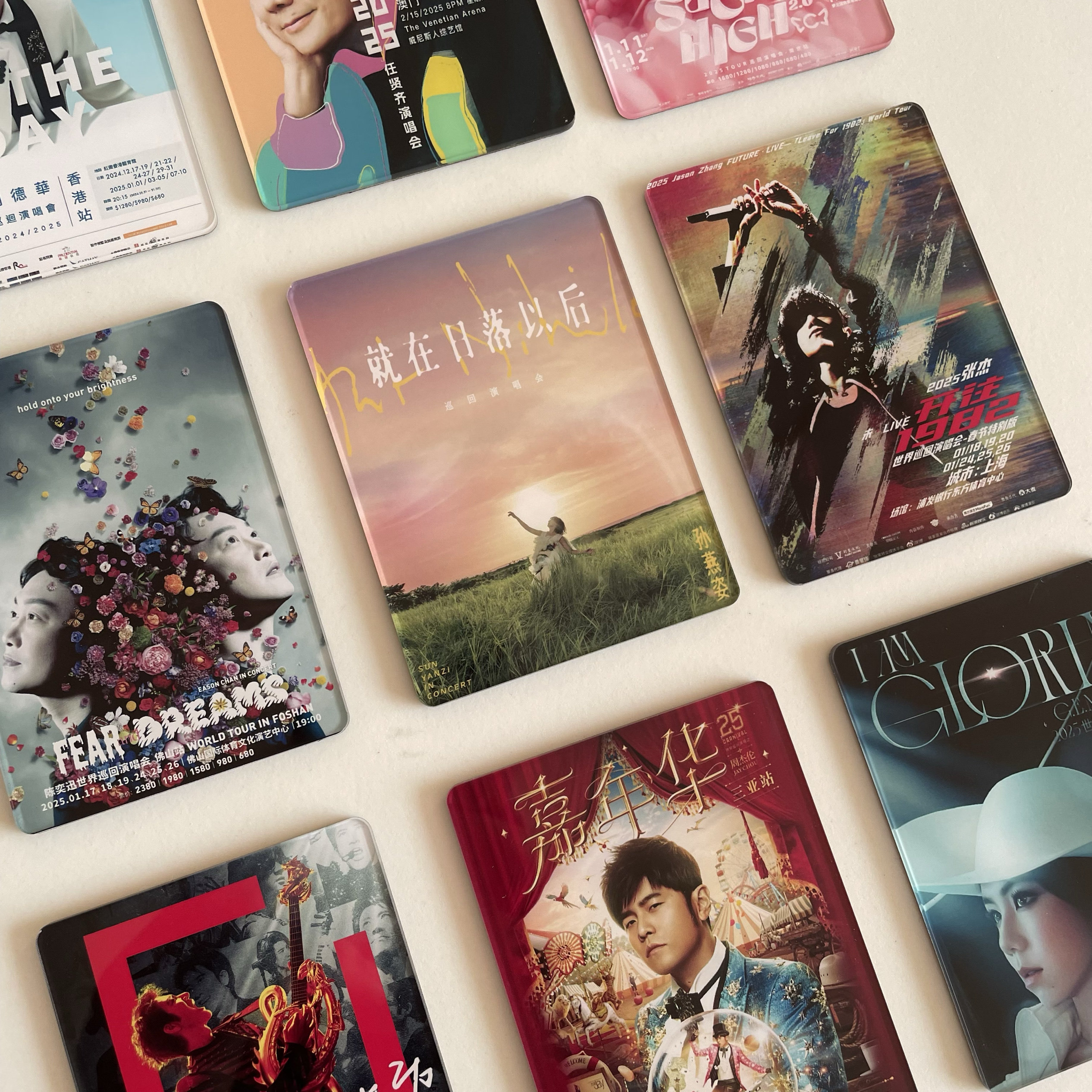 孙燕姿冰箱贴陈奕迅周杰伦任贤齐王力宏张杰王心凌刘德华邓紫棋