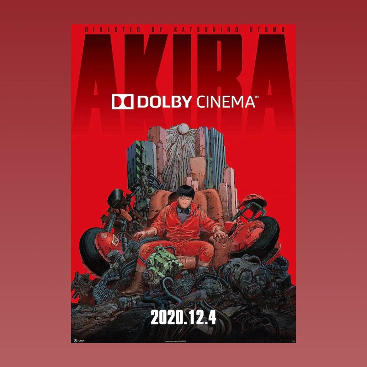 《阿基拉》电影海报大友克洋导演动漫二次元科幻电影豆瓣高分电影