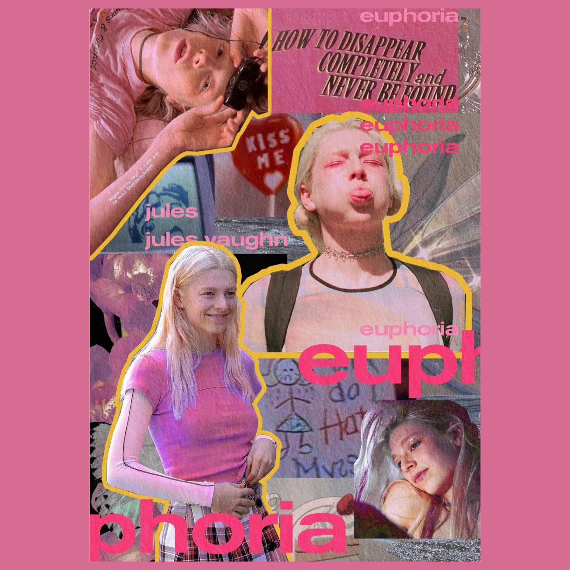 美剧亢奋海报/装饰画/euphoria