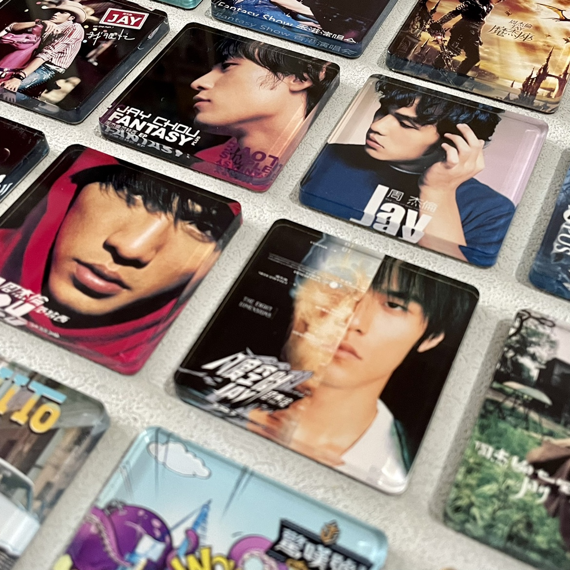 周杰伦专辑亚克力磁吸冰箱贴Jay依然范特西叶惠美七里香圣诞星