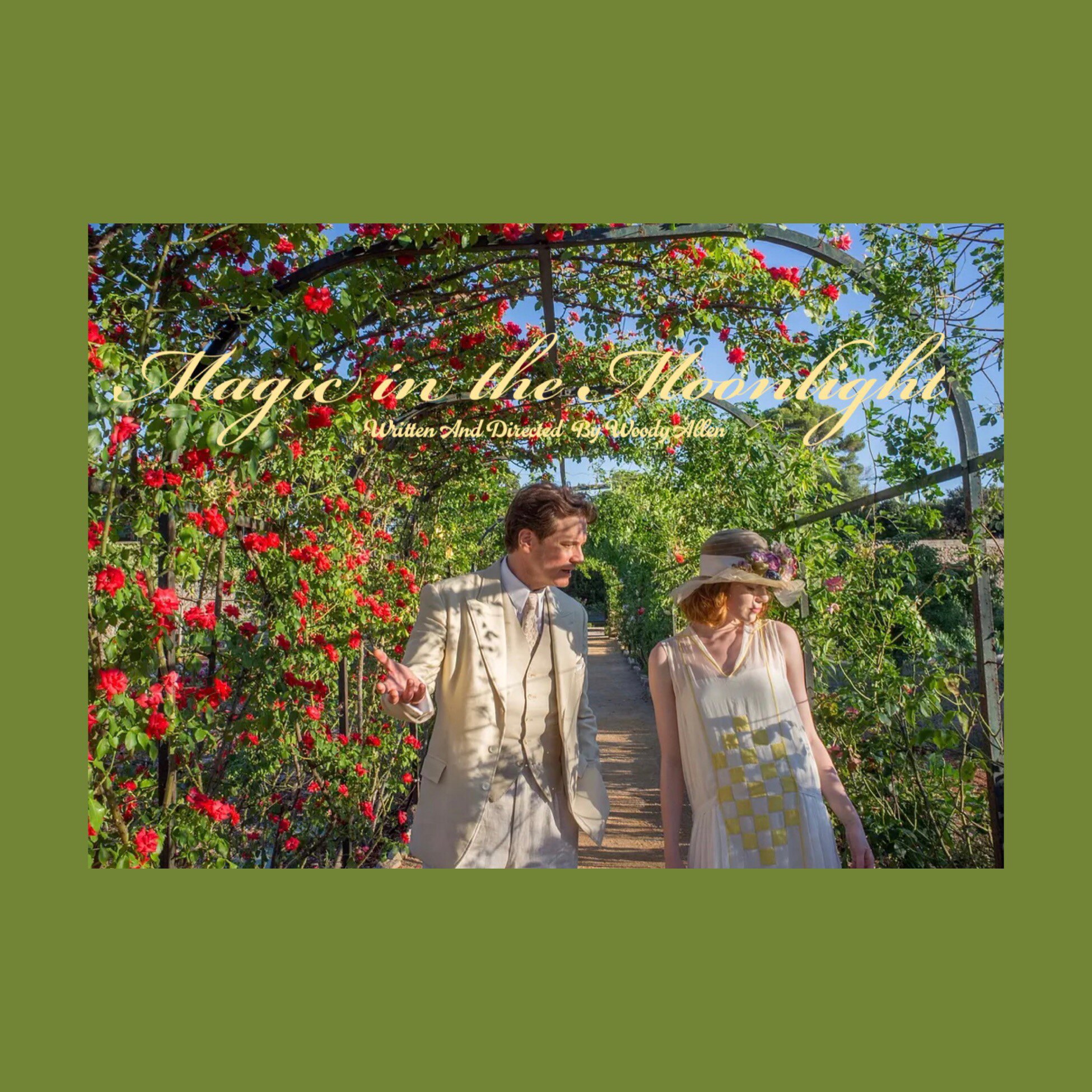 魔力月光电影装饰卡片/魔幻月光/伍迪艾伦/艾玛斯通/科林费尔斯