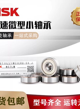 进口日本NSKB623 624 625 626 627 628 629 ZZ DDU VV RS微型轴承