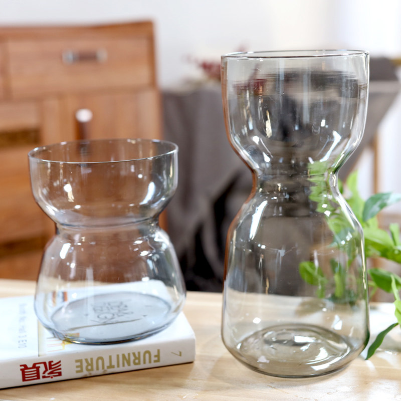 玻璃透明竖条花瓶高级感插花水养花器玫瑰鲜花轻奢客厅餐桌摆件,鲜花速递/花卉仿真/绿植园艺,花瓶,淘宝优惠券,粉丝福利购,淘宝优惠卷