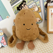 2025新款 可爱小土豆斜挎包卡通毛绒玩偶单肩包公仔零钱包生日礼物