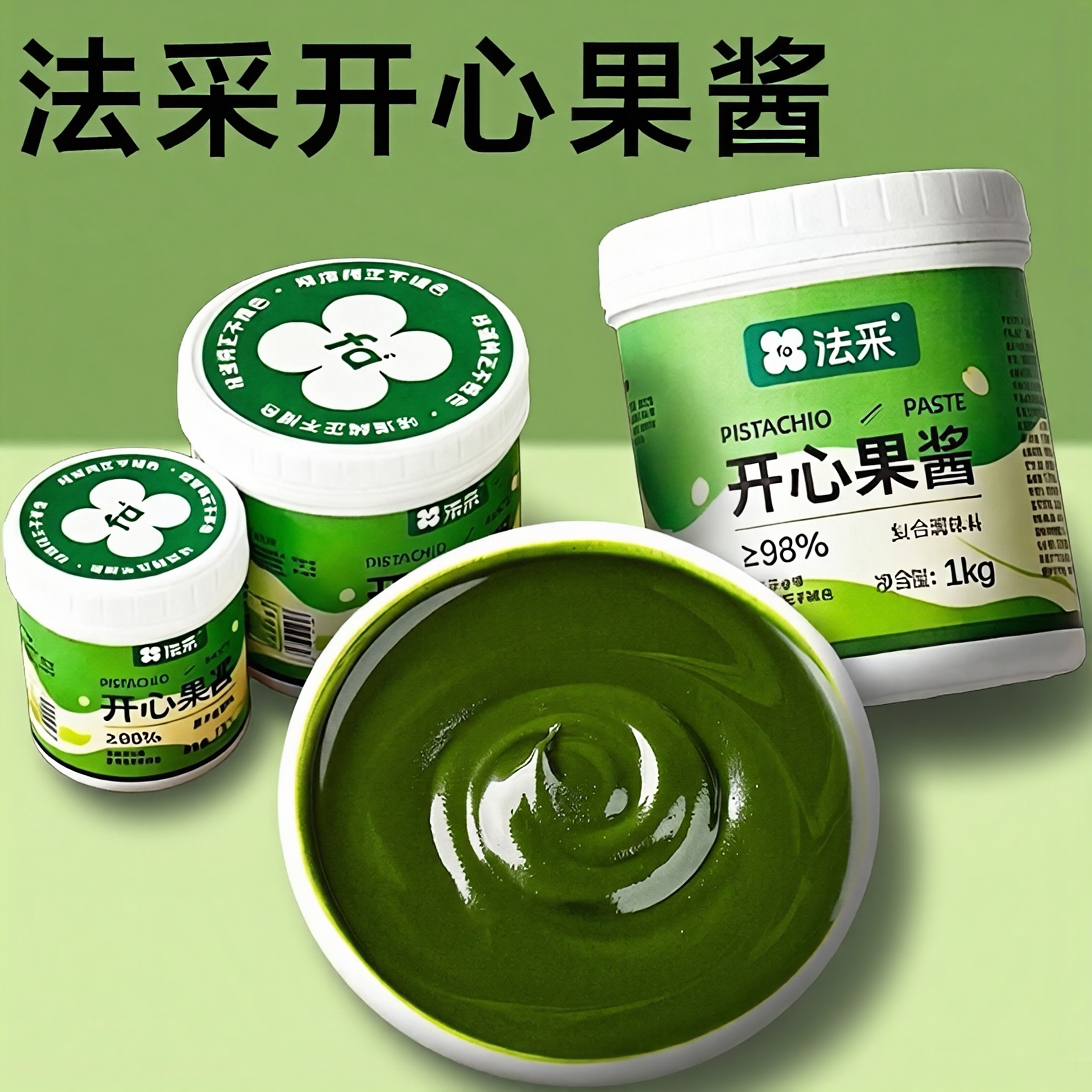 法采开心果酱巴斯克烘焙原料