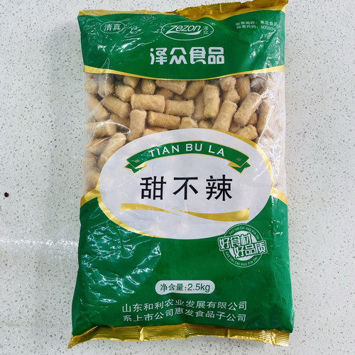 泽众清真食品 甜不辣5斤商用装 麻辣烫关东煮火锅食材串串香