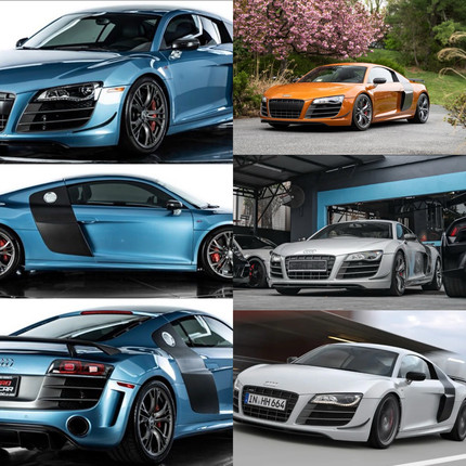 [途安] GRYNING 1:64奥迪Audi R8 GT限量版树脂汽车模型收藏