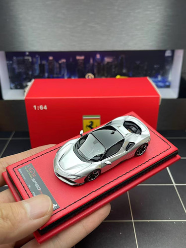 ART 1：64 Ferrari法拉力SF90超跑树脂限量版汽车模型收藏版