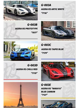 [李先生]国 1:64 柯尼塞格 Agera RS“极”系列树脂汽车模型 收藏