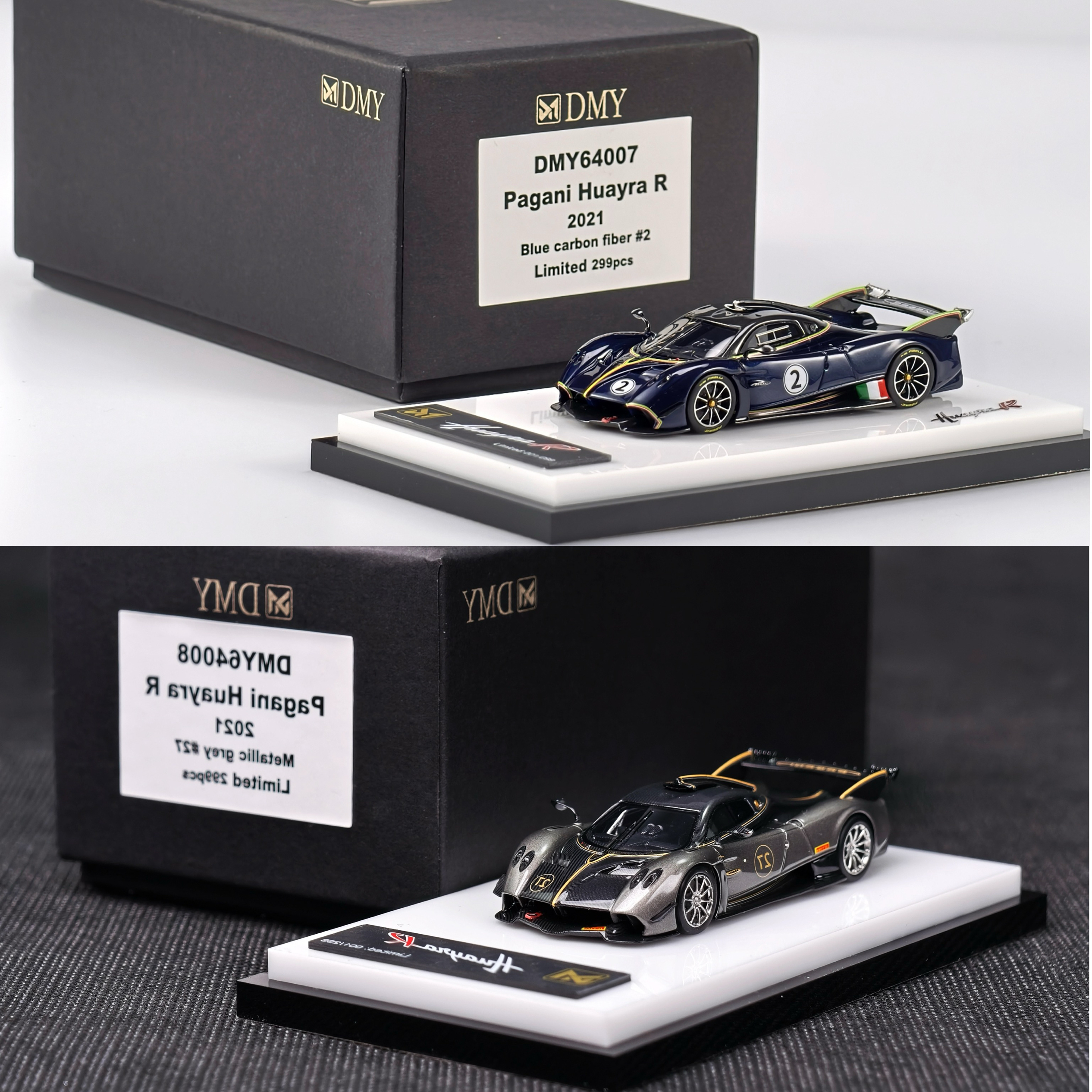 【李先生】DMY 1:64 帕加尼 花雅 Pagani Huayra R 树脂汽车模型