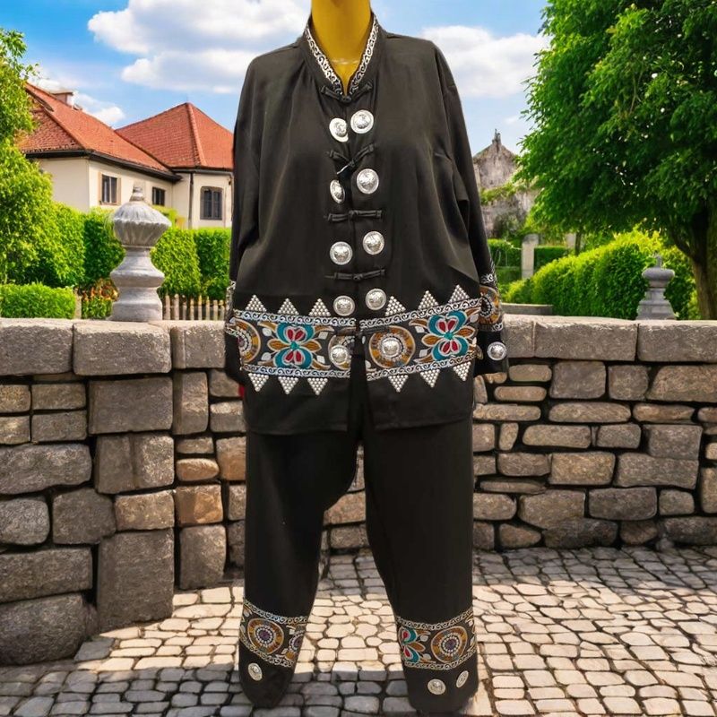 苗族服装男套装舞蹈表演服饰旅拍