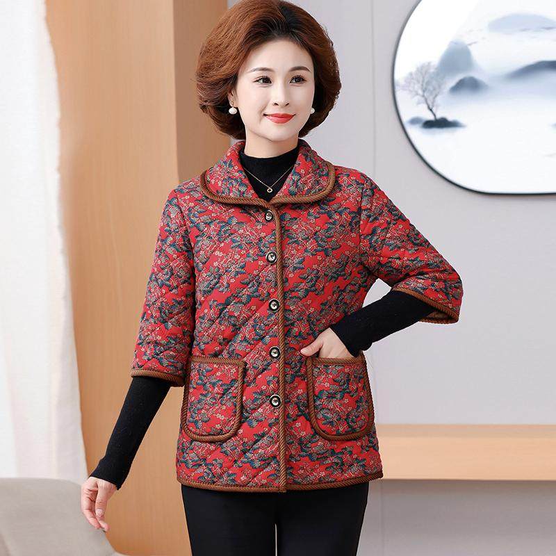 冬季新款时尚百搭加绒加厚半袖马甲女士中老年妈妈装保暖中袖棉服,女装/女士精品,中老年女装,淘宝优惠券,粉丝福利购,淘宝优惠卷