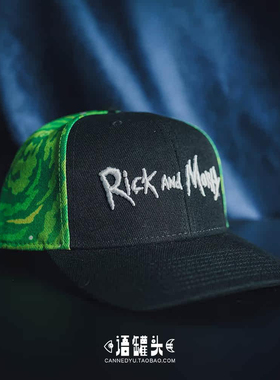 瑞克和莫蒂RICK AND MORTY鸭舌帽黑男女棒球帽ins嘻哈帽