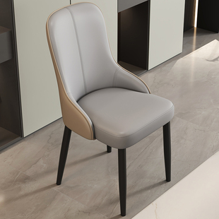 餐椅家用轻奢餐桌椅2025新款高级感极简岛台意式餐厅酒店靠背椅子