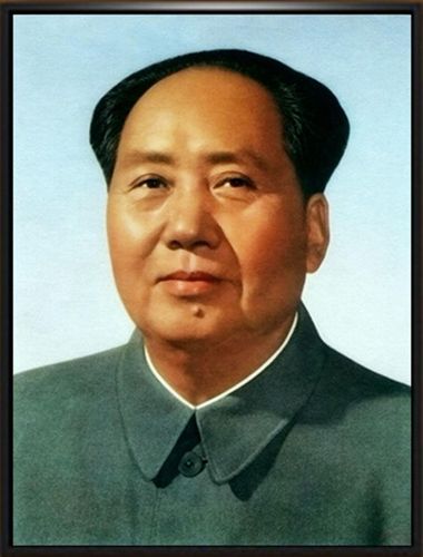 满钻头像大幅毛主席中堂画十字绣