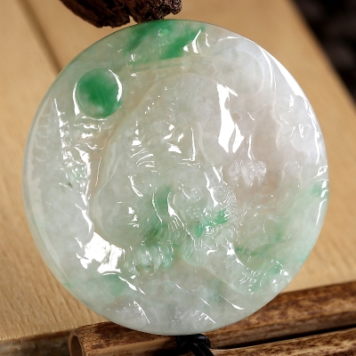 石之富珠宝缅甸天然翡翠玉吊坠