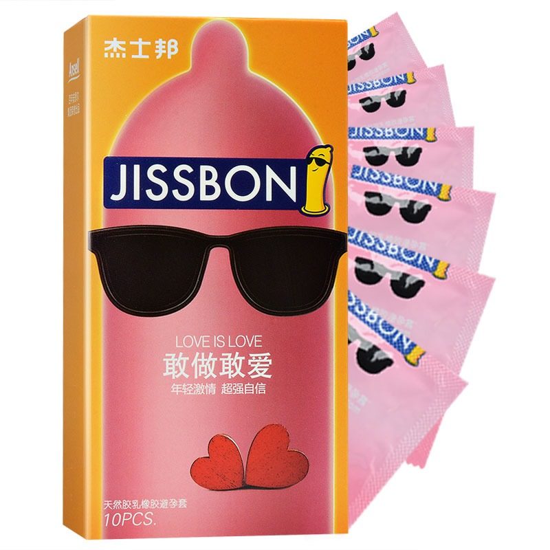 杰士邦敢爱敢做超薄超滑爱爱刺激男女通用安全套避孕套官方旗舰店