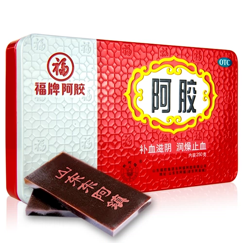 福胶 Fu Brand Ejiao 250g Shandong Dong'a Городская кровь и кровь с добавлением Qi -eunuch Ejiao аптека искренне