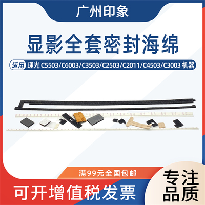 适用理光C5503 C6003 C4503 C2503 C2003 2011显影挡粉片海绵鼓架