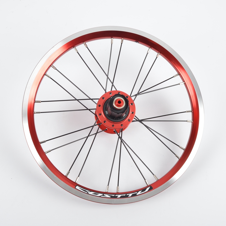 五培林轮组星芒16寸折叠车