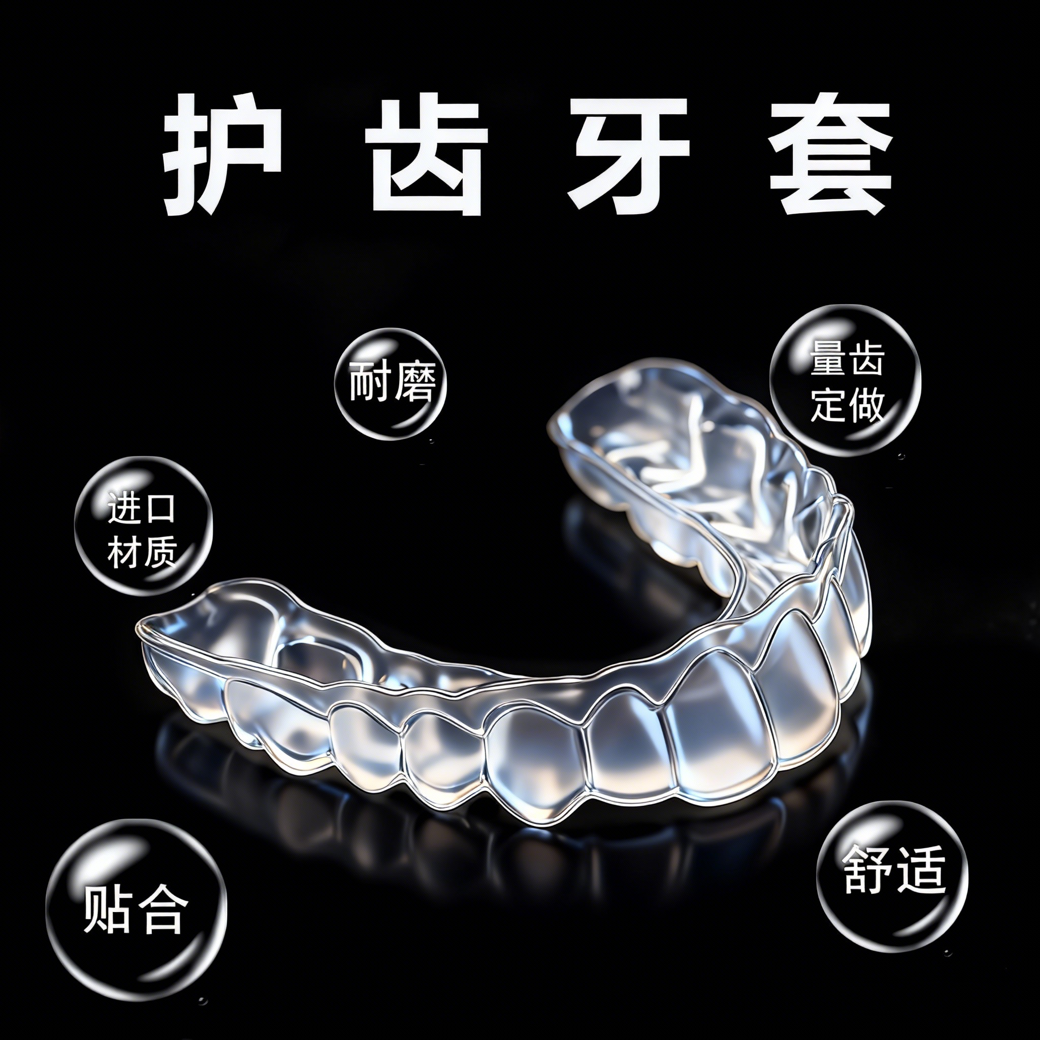 安全舒适贴合定制式护齿牙套