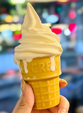 网红可爱少女心陶瓷冰淇淋杯甜筒冰激凌蛋糕圆筒雪糕杯子甜点杯