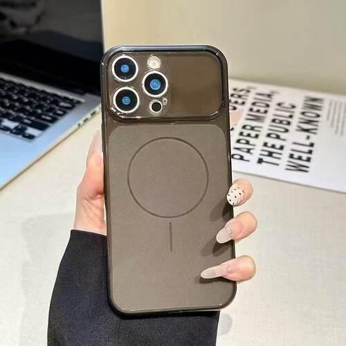 适用于苹果17PROMAX/IPhone16PRO/15/14/13/12/11纯色简优直边全包秒变大视窗保护套手机壳批发