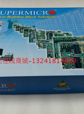 全新盒装超微X8DTN+双路至强1366服务器主板支持5600CPU多PCI-X