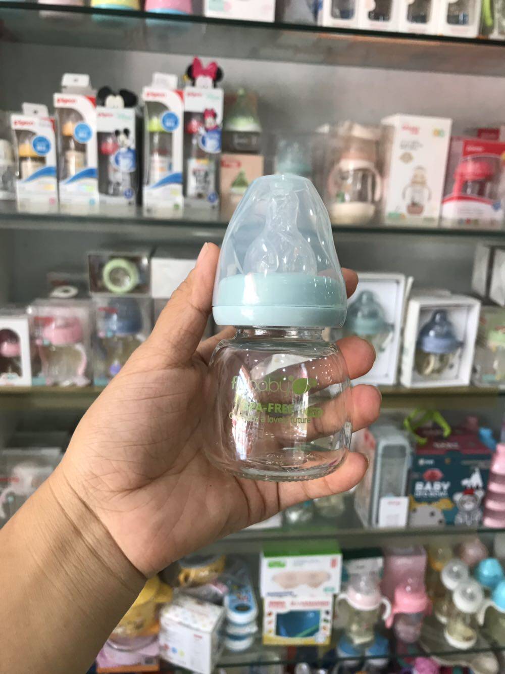 正品飞乐比玻璃小奶瓶喝水果汁初生儿新生儿小奶瓶耐高温无异味