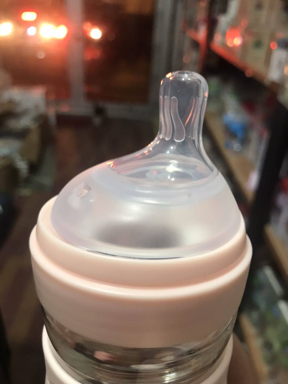 正品飞乐比ppsu新生超宽口径玻璃奶瓶耐高温耐摔超柔软奶嘴小土豆