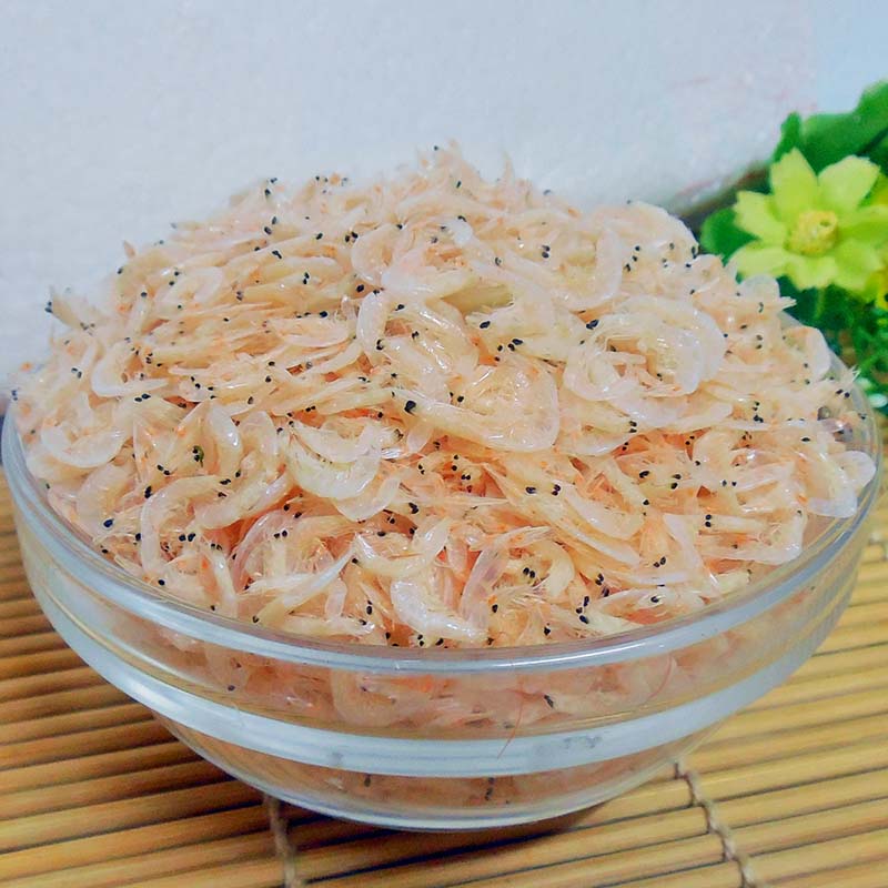 东海海捕淡干无盐大虾皮天然钙库免洗即食虾米小虾子促销27元