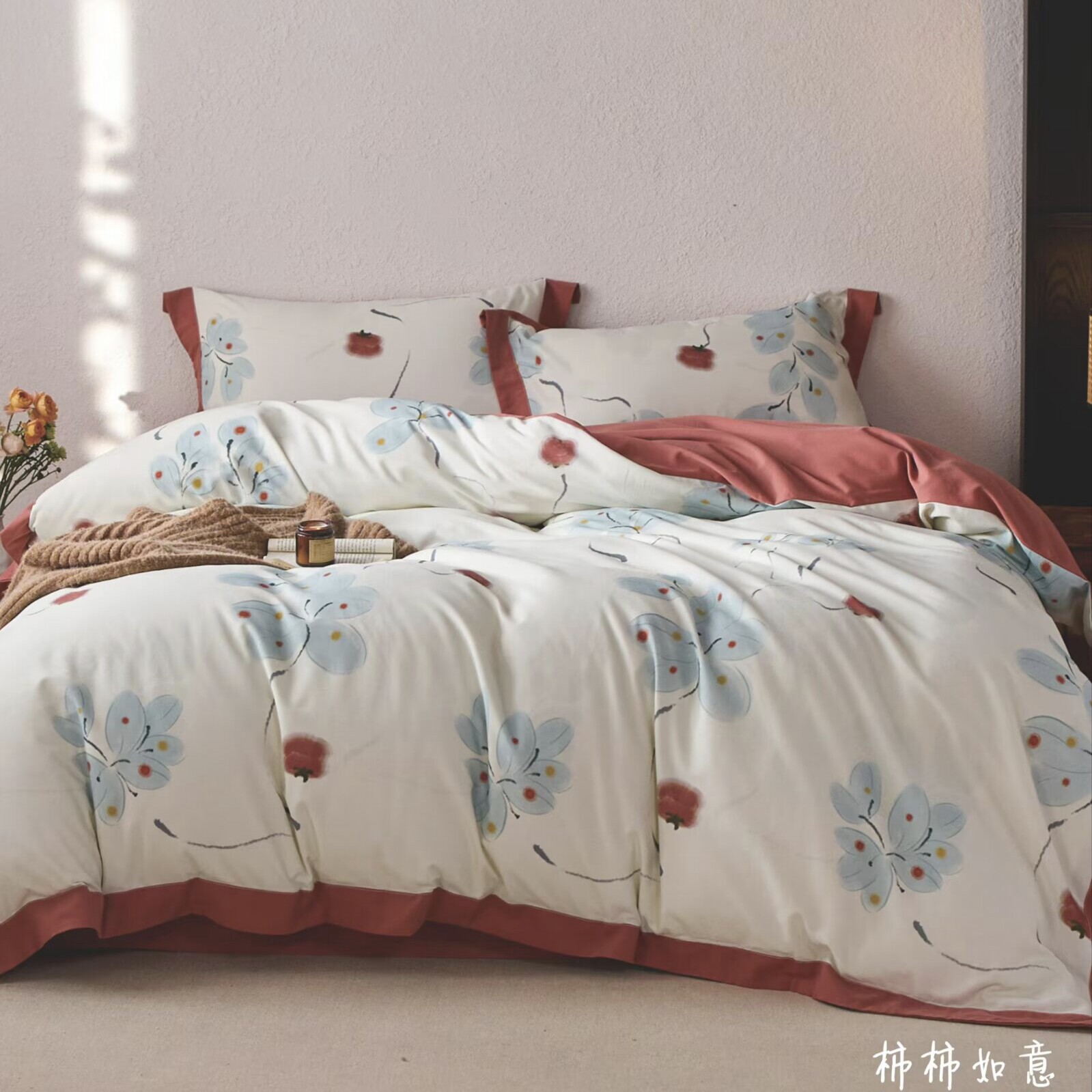【加厚云感磨毛】定制尺寸全棉加大四件套纯棉加厚保暖床上用品