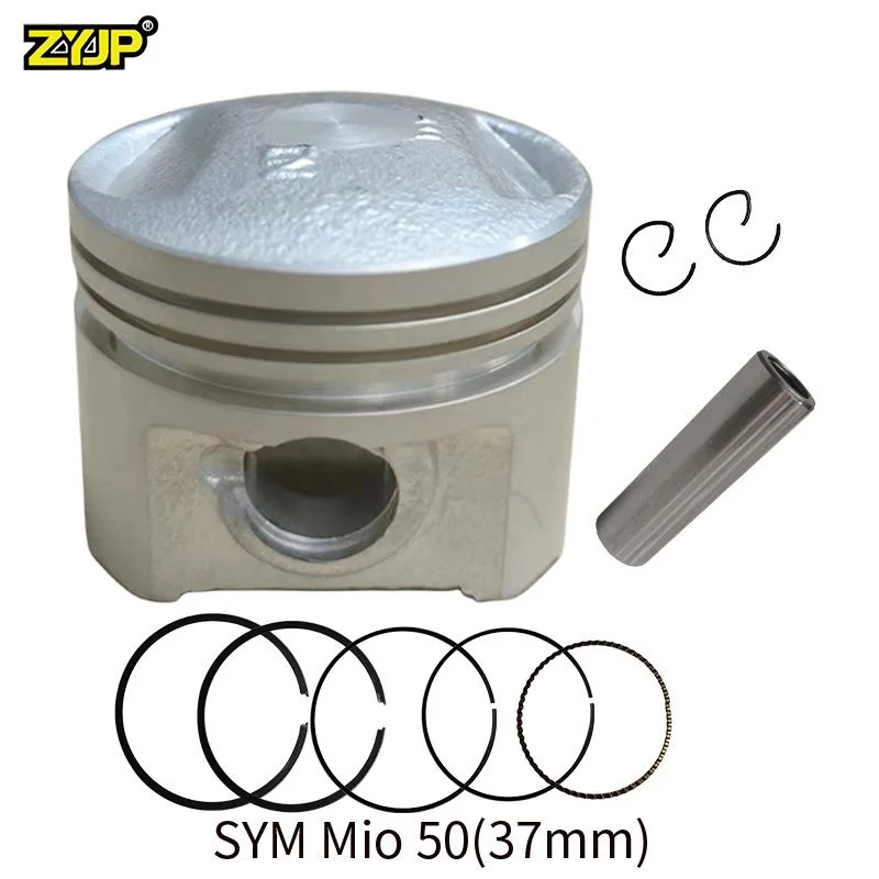 SYM Mio50摩托车活塞配件适用XS1P37QMA 13010-A1A-000 50cc 37mm
